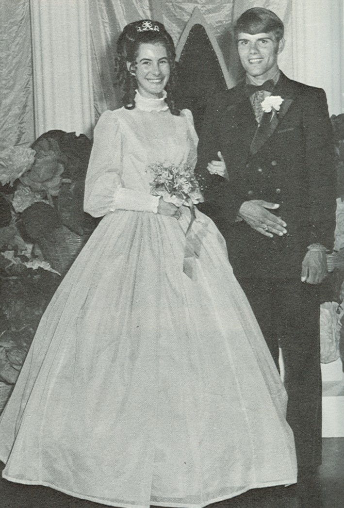 Princess Gayla Cushman escorted  by Scott Cramer 